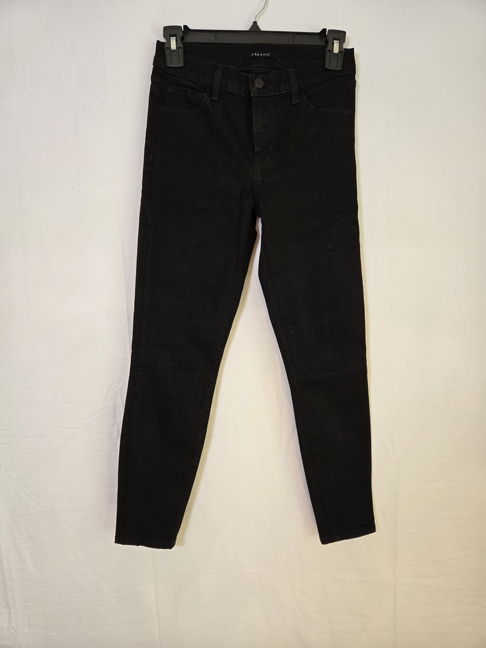 J Brand Black Skinny High-Rise Jeans